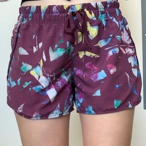 The North Face Purple Athletic Shorts